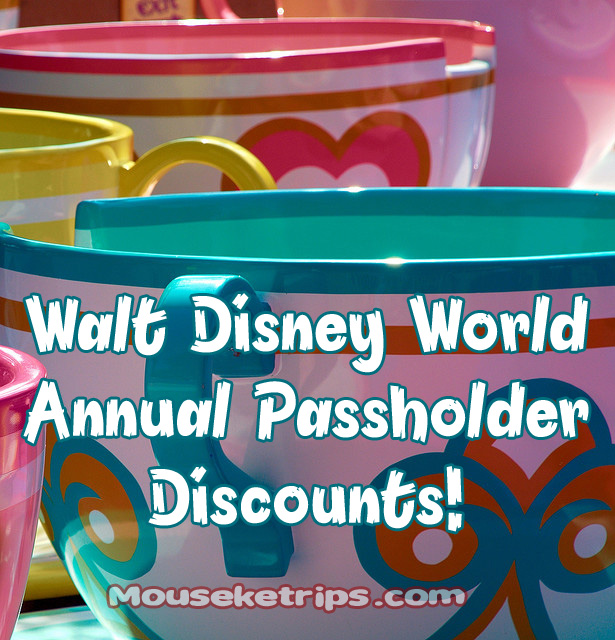 WDW August – October 2015 Annual Passholder Discounts