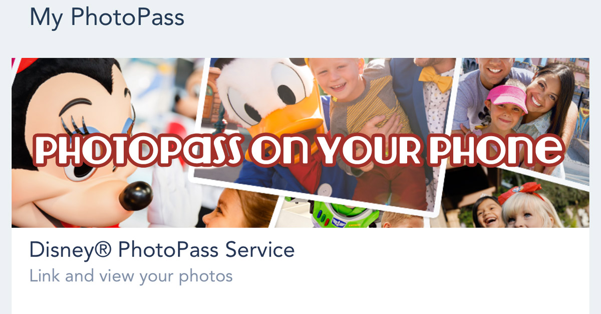 Disney PhotoPass Photos Now Viewable in My Disney Experience App