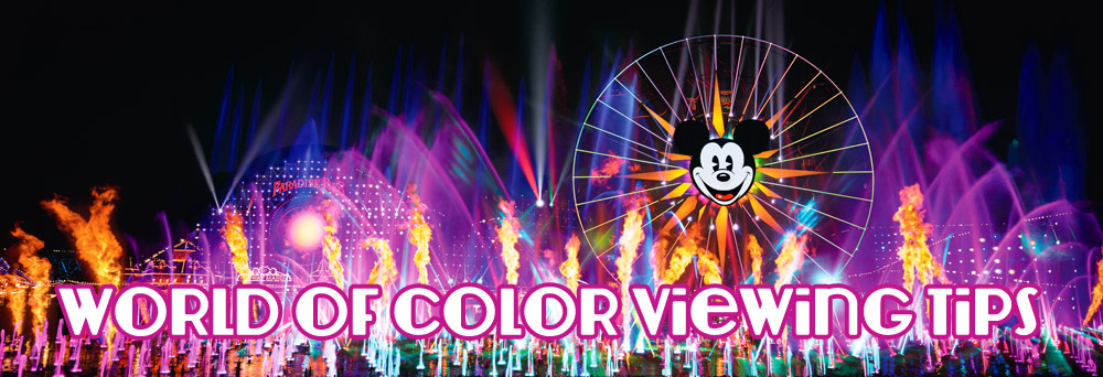 World of Color Tips