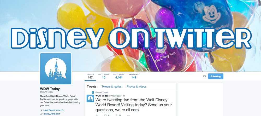 Interact with Disney on Twitter