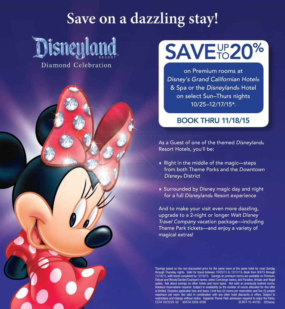 2015 Disneyland Discount