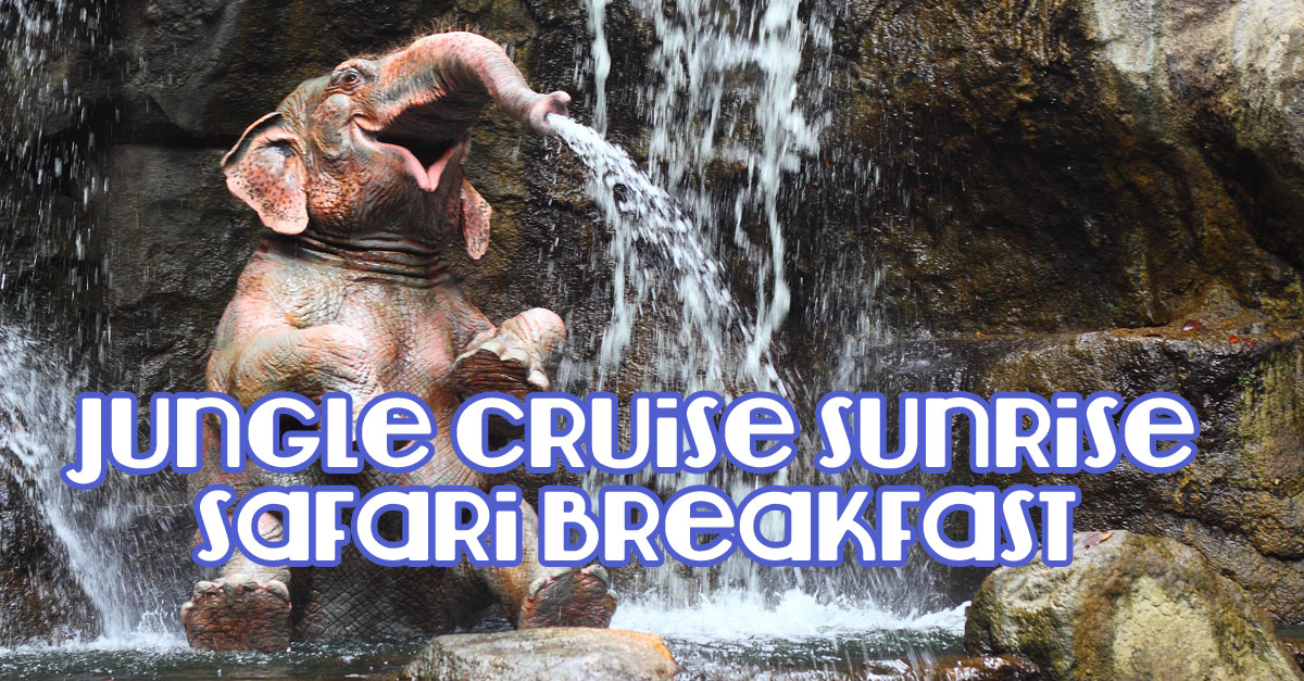 Jungle Cruise Sunrise Safari Breakfast