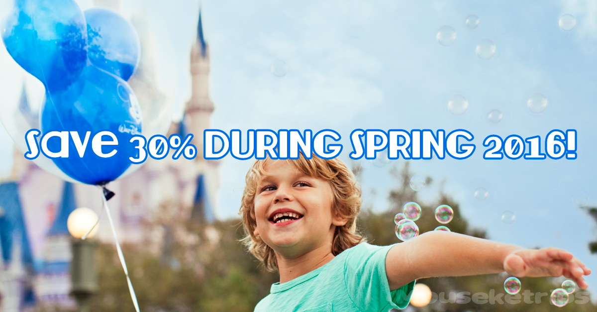 2016 Walt Disney World® Resort Spring Savings Offer