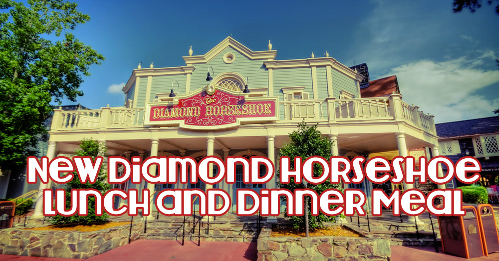 Diamond Horseshoe Table Service Meal