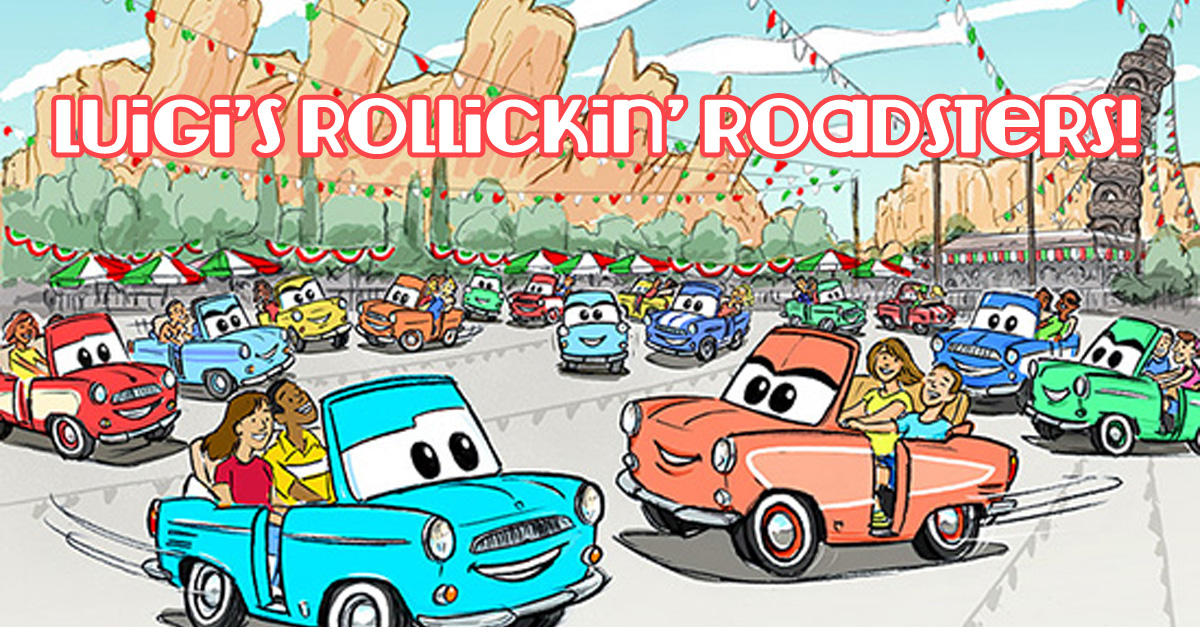 Disneyland’s Luigi’s Rollickin’ Roadsters to Open March 7, 2016