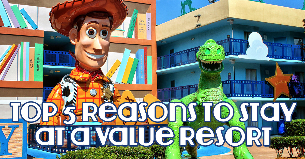 Top 5 Reasons to Stay in a Walt Disney World Value Resort