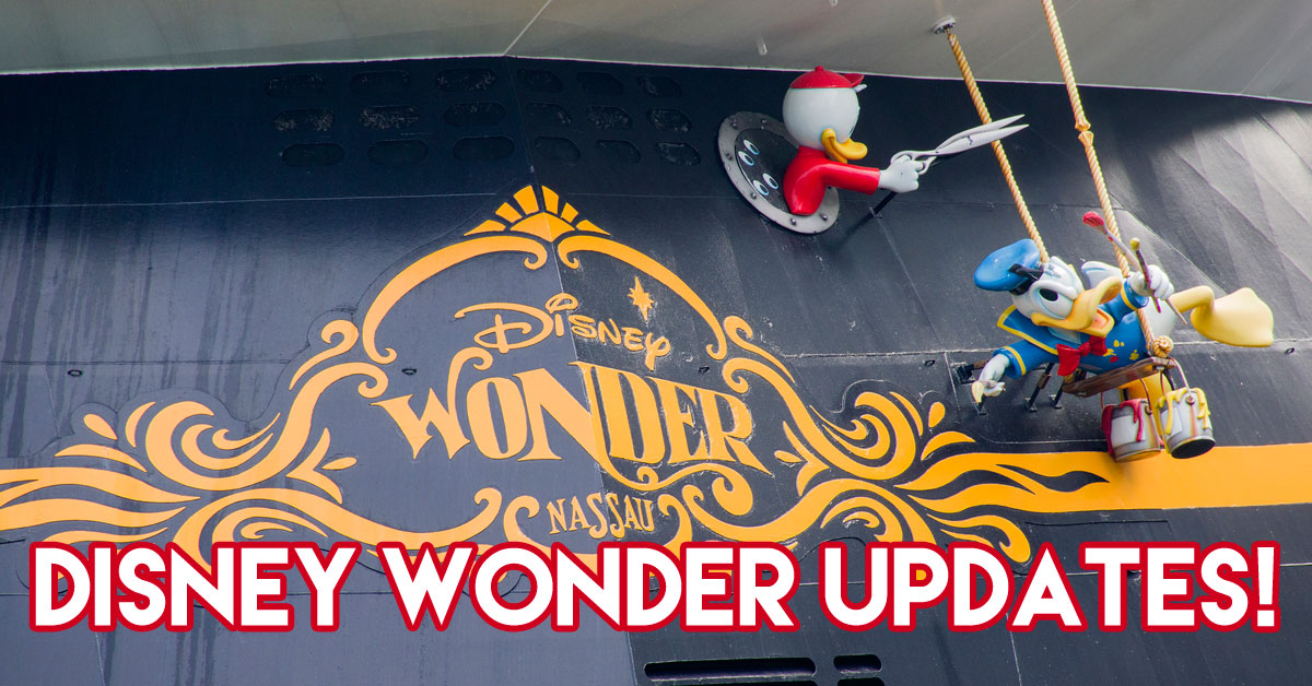 disney wonder updates