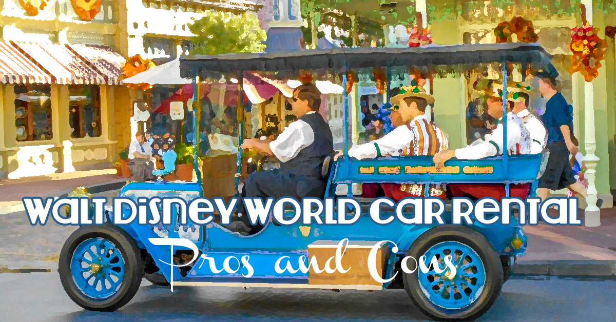 renting a car at walt disney world