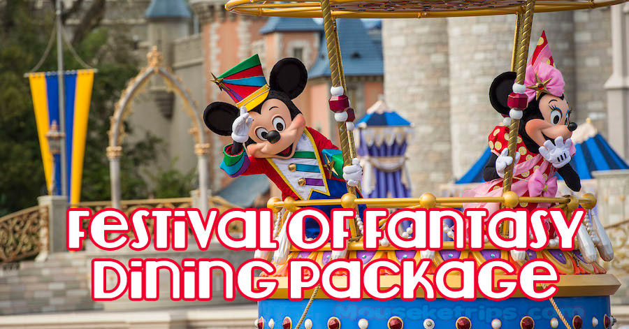 Festival of Fantasy Parade Dining Package