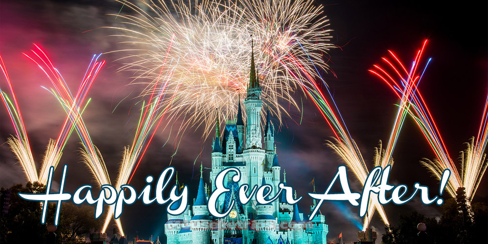 magic kingdom fireworks Happily Ever After