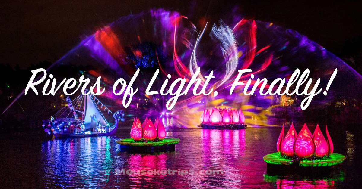 Rivers of Light Finally Opening
