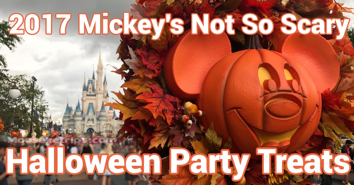 Mickey's Not So Scary Halloween Party Treats