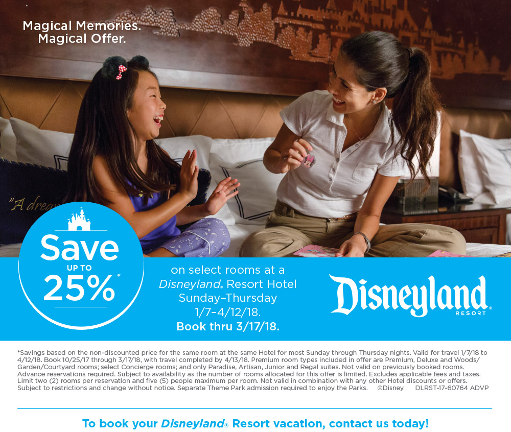 2018 Disneyland Discount