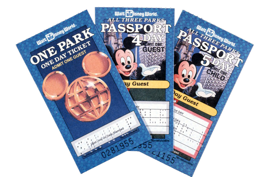 New Walt Disney World Date Based Tickets