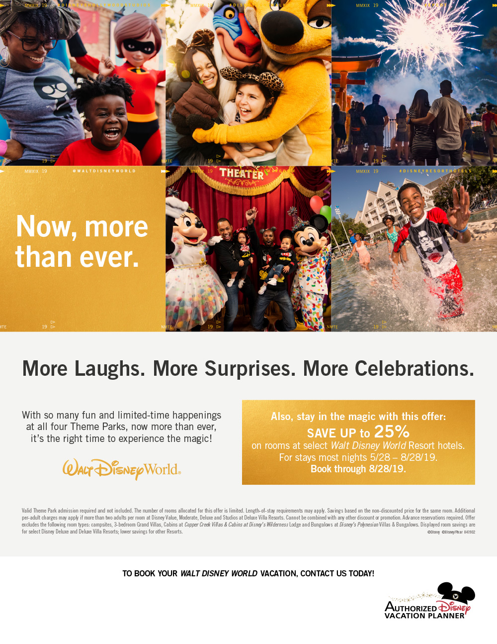 Walt Disney World Summer Discount