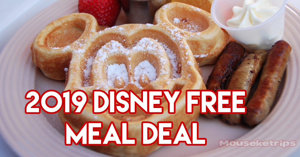 Disney World Summer Free Meal Deal